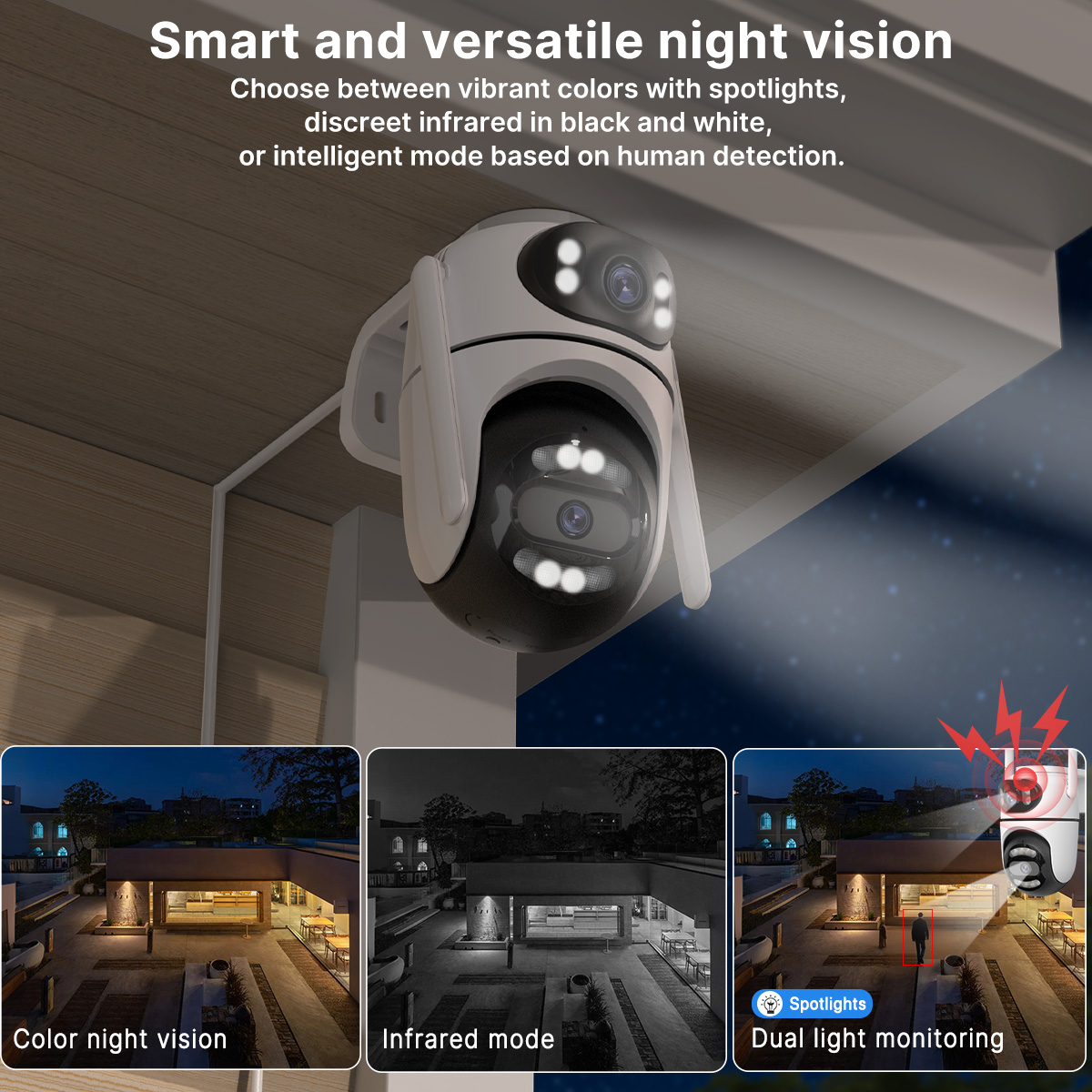 8MP 4K HD Wifi PTZ Camera iCse - Home Cinema Wall Panels recension och pris
