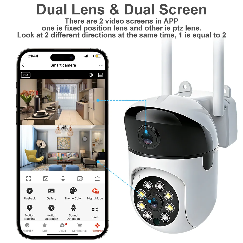 Indoor Camera Wifi Tuya Smart  - Home Cinema Wall Panels recension och pris