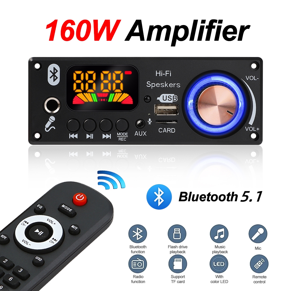 Bluetooth 5.1 DIY 160W Amplifi - Home Cinema Bluetooth 5.1 recension och pris