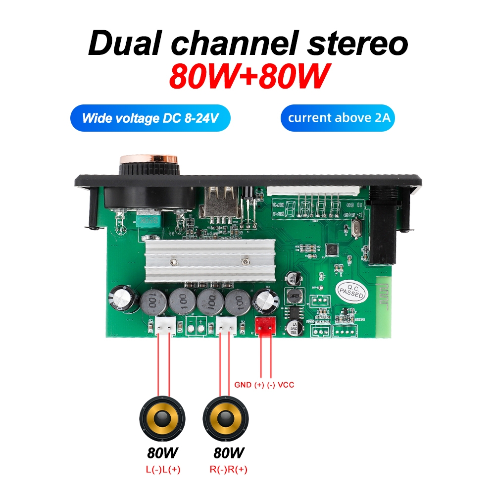 Bluetooth 5.1 DIY 160W Amplifi - Home Cinema Bluetooth 5.1 recension och pris