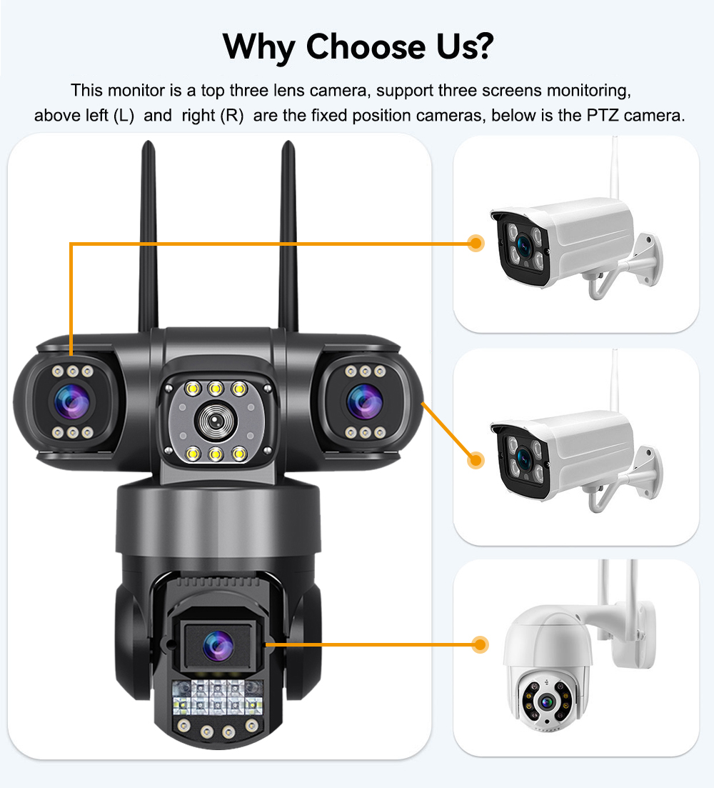 V380 Pro WiFi IP Camera Outdoo - Home Cinema Wall Panels recension och pris