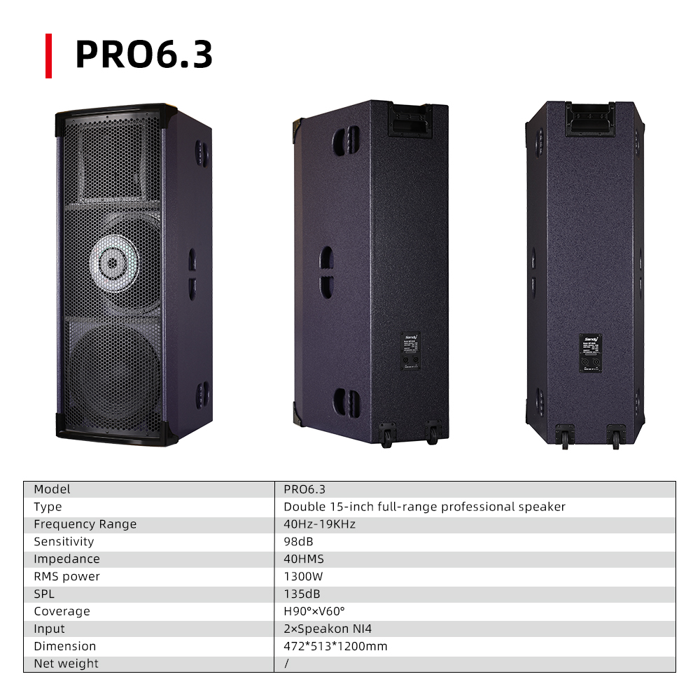 Lane PRO6.3 New Arrival Black  - Home Theater Speaker recension och pris