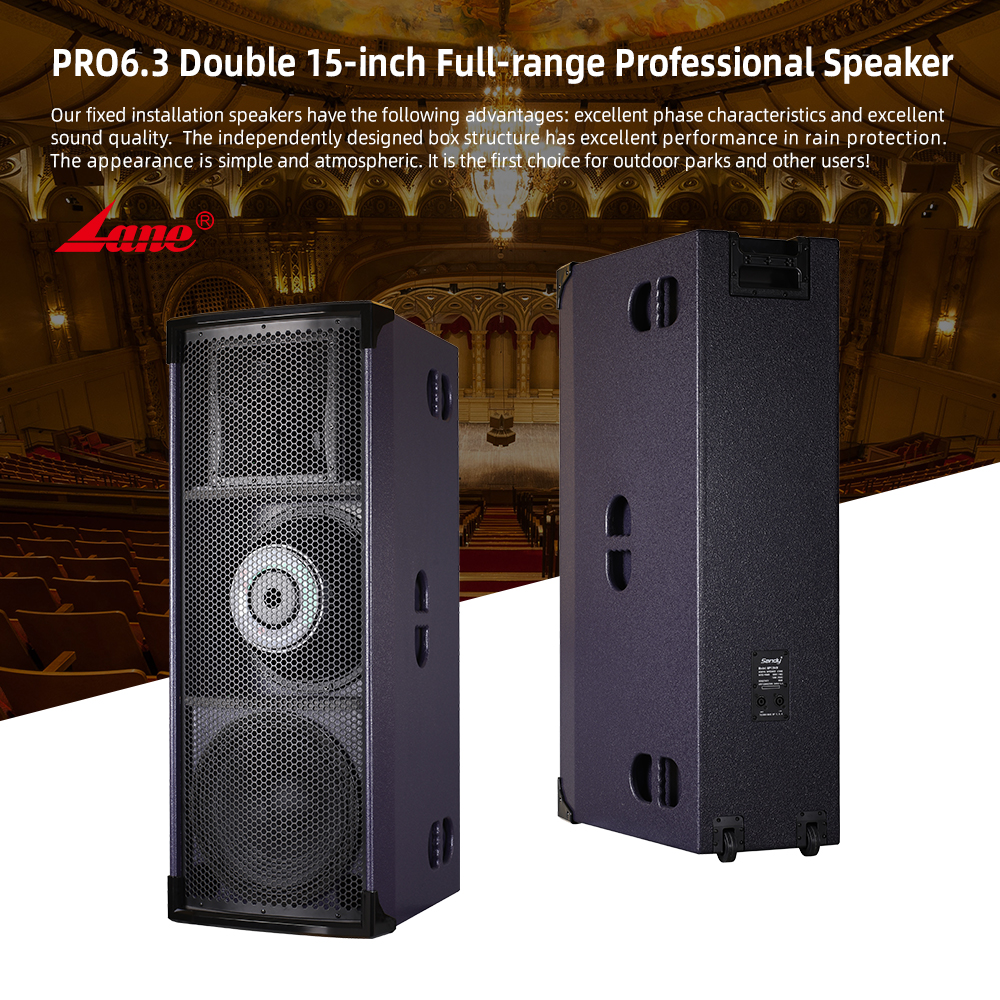 Lane PRO6.3 New Arrival Black  - Home Theater Speaker recension och pris