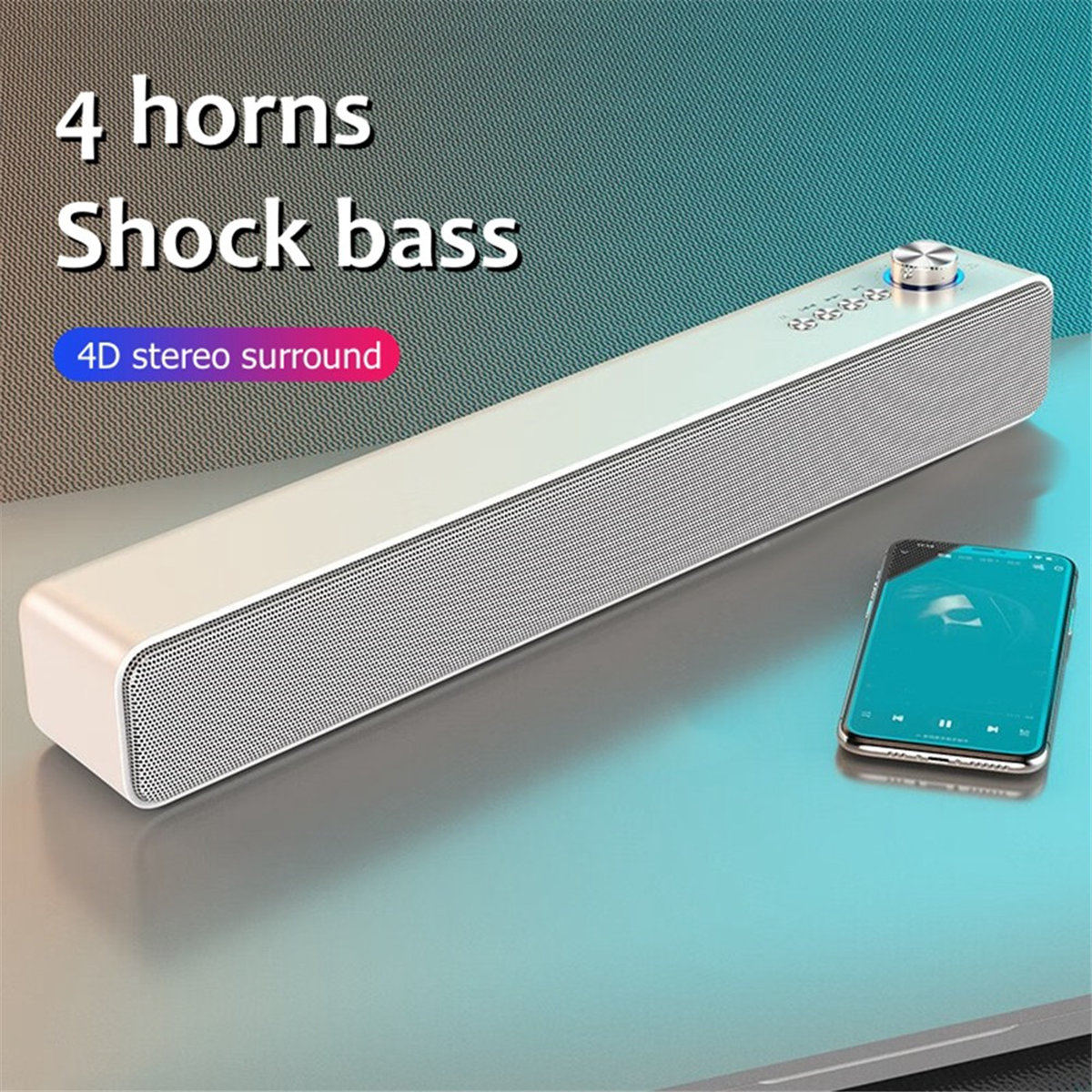 A88M Portable Sound Bar Comput - Home Theater Speaker recension och pris