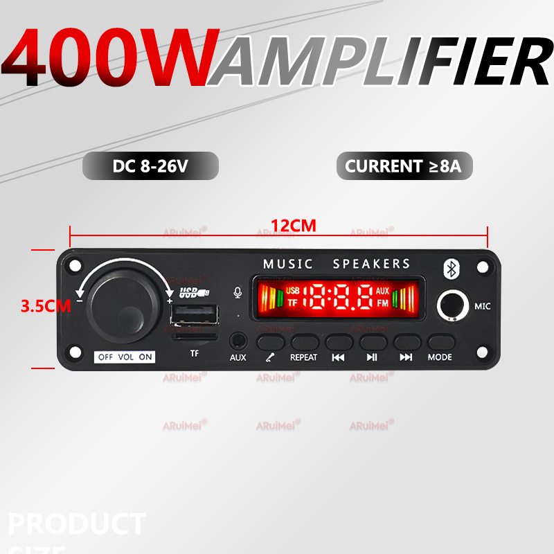 400W DIY Home Digital Amplifie - Home Cinema Bluetooth 5.1 recension och pris